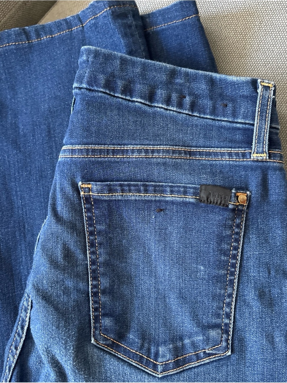 JEN 7 Seven for all Mankind Blue Women's Denim Jeans - slim straight Midwash